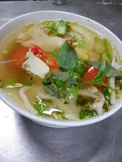 Canh chay chua Việt Nam( Vietnam sour& sweet soup)  - 69.000 ₫ tại Quán Chay Ngọc Thọ - Phạm Ngũ Lão