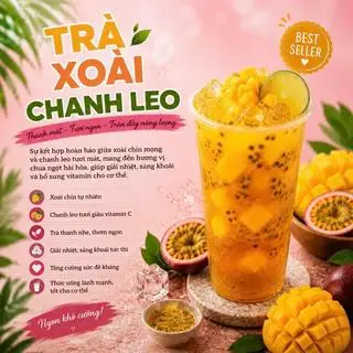 Hình ảnh Trà xoài chanh leo