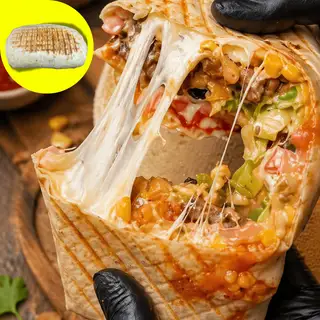 Tacos Bò Full Topping - Size L - 99.000 ₫ tại Tiệm BUTO Burrito & Tacos Pháp - Võ Văn Ngân