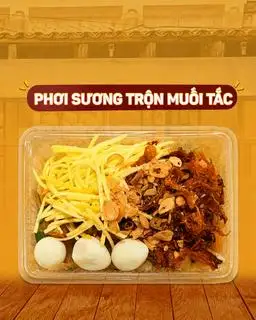 Hình ảnh Bánh Tráng Trộn Phơi Sương Muối Tắc