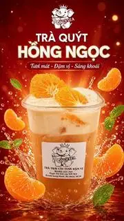 Hình ảnh Trà quýt hồng ngọc