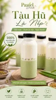 Hình ảnh Tàu hũ lá nếp 330ml