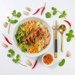 Hình ảnh ⚡️ Bún Nem nướng + Bì + Thịt Khìa