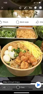 Bánh tráng dẻo trộn mở hành  - 59.000 ₫ tại Sứa, Chân Gà Sốt Thái & Bánh Tráng Trộn Chị Su - Lý Chính Thắng