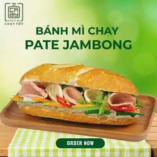 Bánh mì chay pate jambon - 38.000 ₫ tại Bánh Mì Chay Tốt, Bánh Bao Chay & Bánh Giò Chay - Âu Cơ