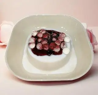 Hình ảnh Tàu hũ sốt việt quất trân châu trắng