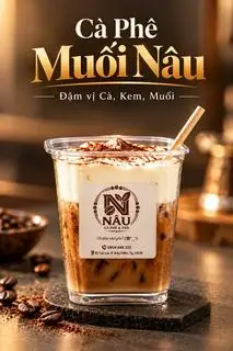 Hình ảnh Cà Phê Muối Nâu