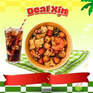 Hình ảnh Combo trộn đặc biệt + 1 coca/7up đá