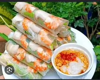 Hình ảnh gỏi cuốn tôm thịt 5 cuốn