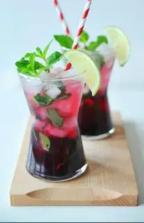 Hình ảnh nước mía việt quất