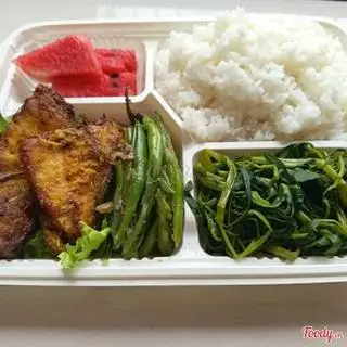 Hình ảnh Cơm cá Lăng nướng