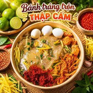 Hình ảnh Bánh tráng trộn thập cẩm