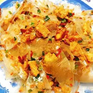 Hình ảnh Bánh Tráng Phơi Sương Sate Tóp Mỡ Trộn Sẵn