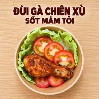 Hình ảnh Đùi gà chiên xù sốt mắm tỏi