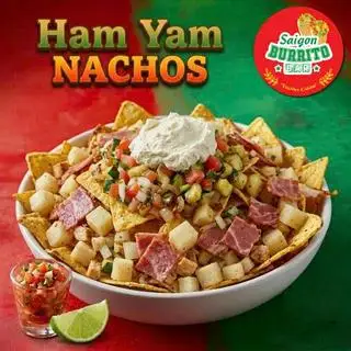 Ham Yam Nachos | Giăm Bông • Củ Sắn - 289.000 ₫ tại SAIGON BURRITO BAR - Ẩm Thực Mexico - Lê Văn Sỹ