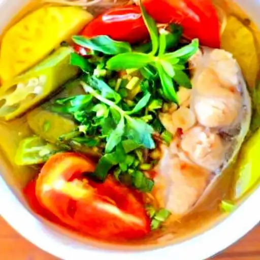 Hình ảnh Cơm canh chua cá hú