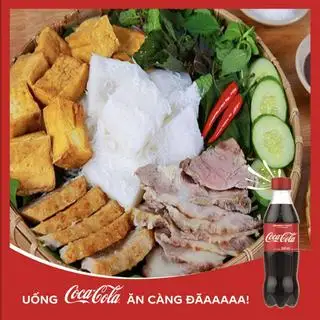 Hình ảnh Bún đậu thịt chả cốm + 1 Coca