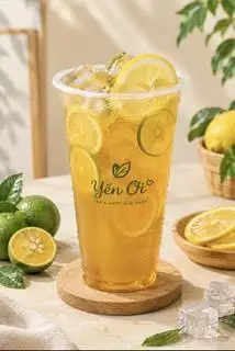Hình ảnh Trà Chanh + Topping Nha Đam ( Size 800ml)