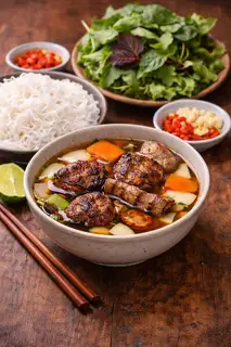 Bún chả truyền thống - 75.000 ₫ tại Bún Chả Hà Nội, Bún Thịt Nướng & Súp Cua - Phạm Thế Hiển