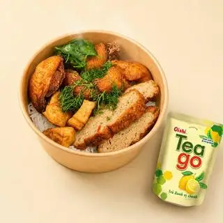 Hình ảnh (Tăng Oishi Tea Go) Bún Cá Chấm Đầy Đủ ( Cá + Chả Cá )