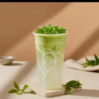 Hình ảnh Nước Dừa Tươi Matcha Lá Dứa - Size L : 700ml