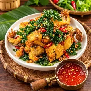 Hình ảnh Ếch Chiên Sốt Thái