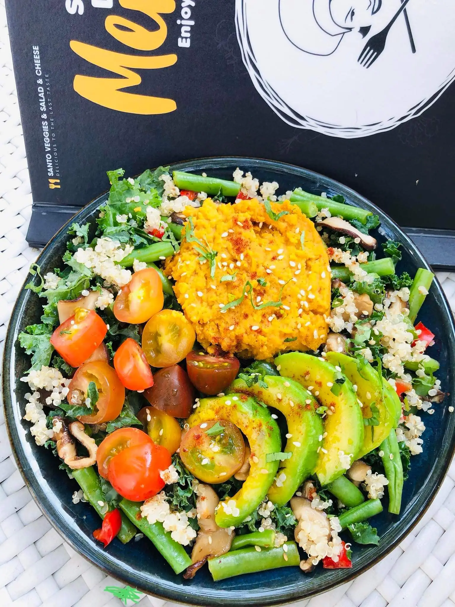 Snas 1 The hummus forest - 147.000 ₫ tại Santo Veggies - Salad Chay & Cheese - Võ Trường Toản