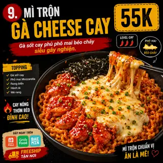 Hình ảnh Mì trộn gà sốt cay Hàn
