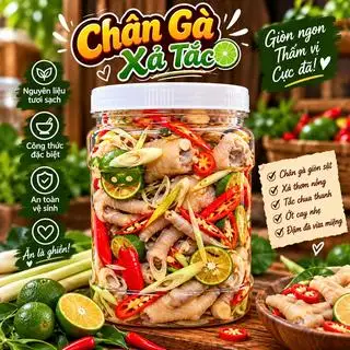 Hình ảnh Chân gà sả tắc hủ lớn