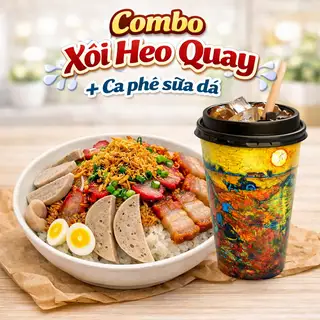Combo Xôi Heo quay + Cf sữa đá - 69.000 ₫ tại Bánh Mì, Bánh  Hỏi & Xôi Heo Quay - Phú Quý - Nguyễn Thị Nhỏ