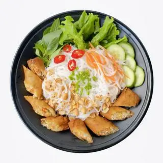 Bún chả giò chay - Spring roll noodle - 49.000 ₫ tại Chay Nhà An - Phan Đăng Lưu