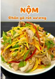 Hình ảnh nộm chân gà rút xương