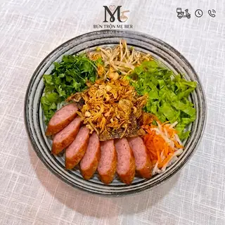 Hình ảnh Bún trộn xúc xích