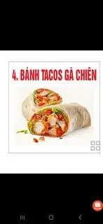 bánh Tacos gà chien - 44.000 ₫ tại Bánh Mì Kebab Sunrises - Gia Phú