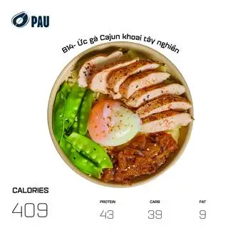 B14 - Ức gà Cajun khoai tây nghiền - 99.000 ₫ tại Pau - Sous Vide Healthy Food - Nguyễn Trọng Tuyển