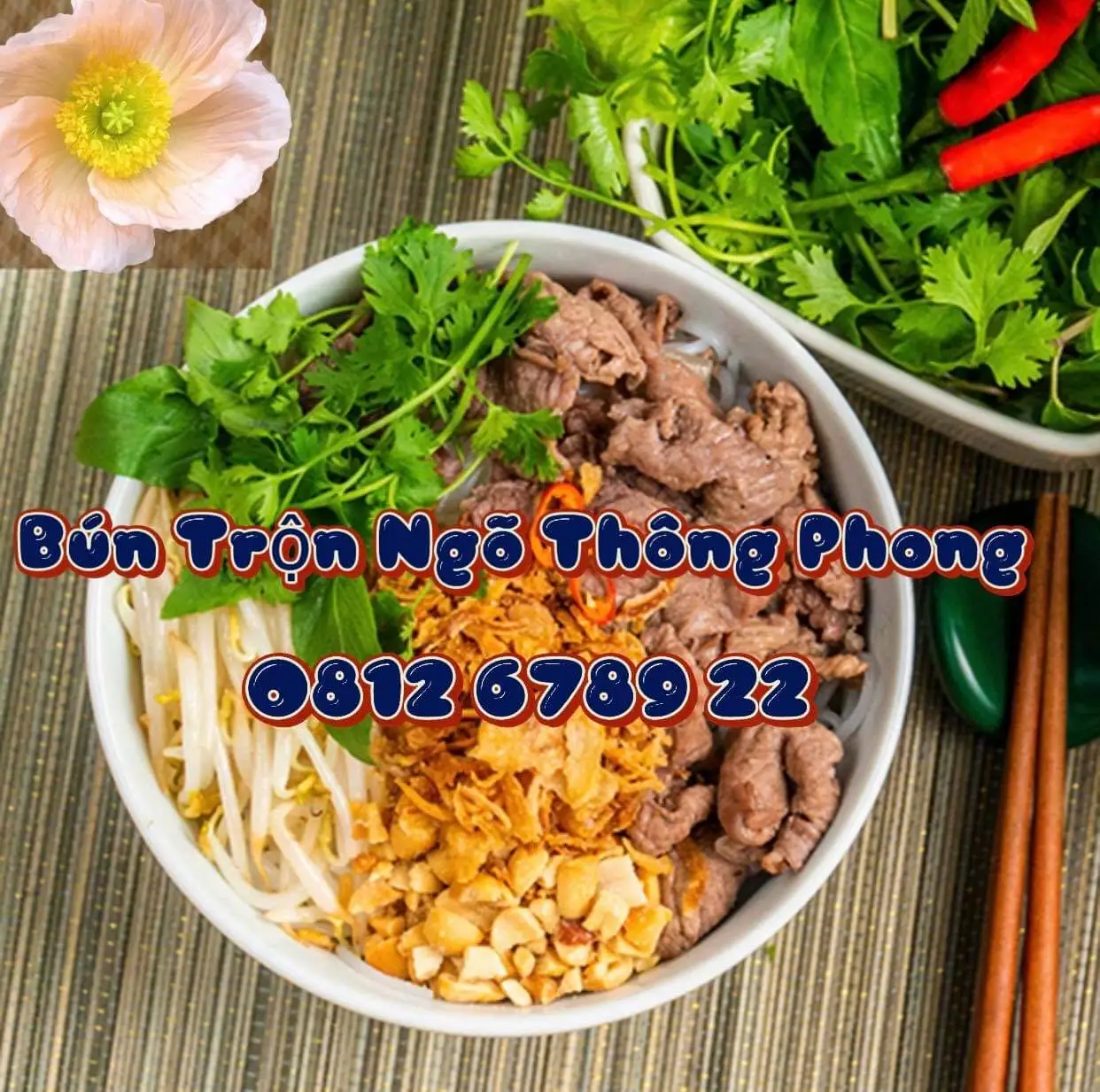 Hình ảnh miến trộn bò