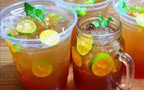 Hồng Trà Tắc sủi bọt ly khổng lồ - 18.000 ₫ tại Moon Tea - Trà Sữa & Ăn Vặt - Trần Bình Trọng