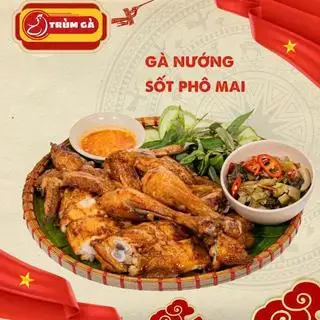Gà nướng sốt phô mai cay - nửa con - 129.000 ₫ tại Trùm Gà - Gà Nướng Lên Mẹt Lẩu Gà Lá É - Đường D5