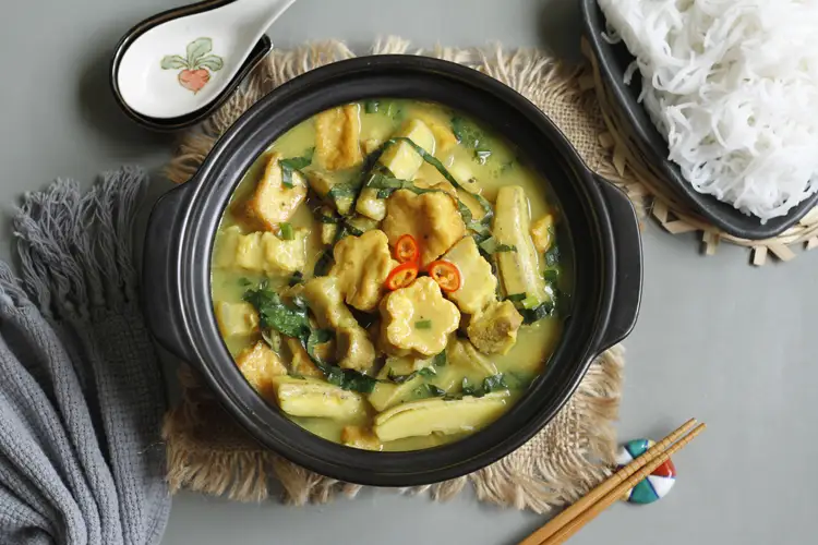 Hình ảnh Chuối đậu om nấm
