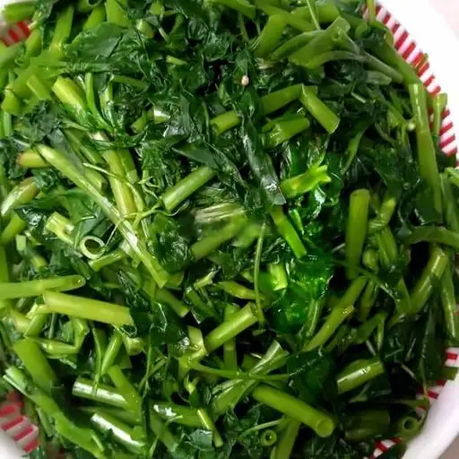 Rau muống Luộc - 8.000 ₫ tại Chị Trang - Canh Bún & Bún Riêu - Trường Sa