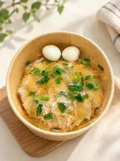 Hình ảnh Bánh tráng muối - mỡ hành