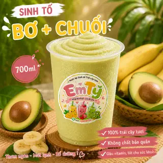 Sinh tố Bơ + Chuối - 40.000 ₫ tại Emty - Nước Ép, Sinh Tố & Trái Cây Tô - Xô Viết Nghệ Tĩnh