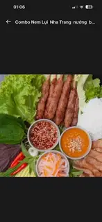 Hình ảnh nêm lụi nướng bánh giòn 