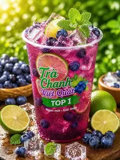Hình ảnh Trà Chanh Việt Quất