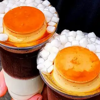 Cacao dừa flan phô mai và trân châu dừa - 55.000 ₫ tại Pattaya - Drinks & Deserts - Vạn Kiếp