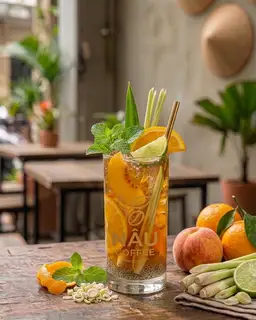 Hình ảnh Trà đào cam sả