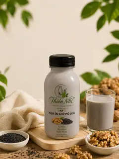 Hình ảnh Sữa óc chó mè đen