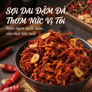 Hình ảnh Heo khô cháy tỏi 