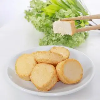 Hình ảnh đậu hũ cá phô mai thả lẩu 