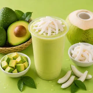 Hình ảnh Bơ + Dừa non